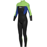 Maddog Boys Neoprene Steamer Wetsuit (Lime-Black)
