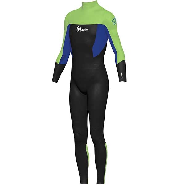 Maddog Boys Neoprene Steamer Wetsuit (Lime-Black)