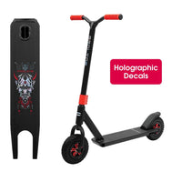 Proline Red/Black Dirt Scooter with 590 x 125mm Alloy Deck and 200mm Air Wheels