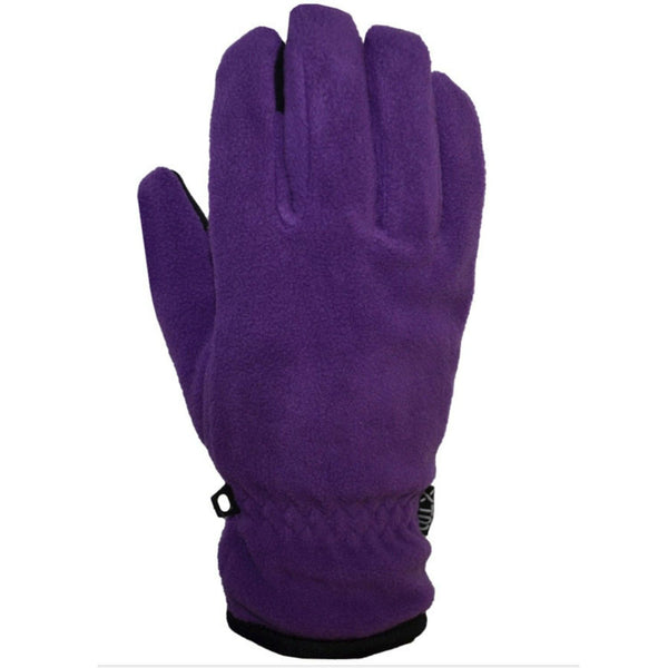XTM Cruise Winter Fleece Snow Gloves Purple Kids