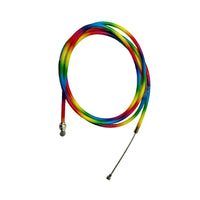 DRS BMX 1.6mm x 1500mm Old School Brake Cable and Housing (Rainbow)