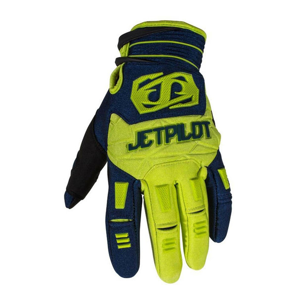 Jetpilot Matrix Water Ski Race Glove Blue/Lime #JA6300 Sizes S-2XL