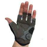 Pro Series Padded Gel Bicycle Gloves with Finger Tabs and Easy-off Size XS-2XL