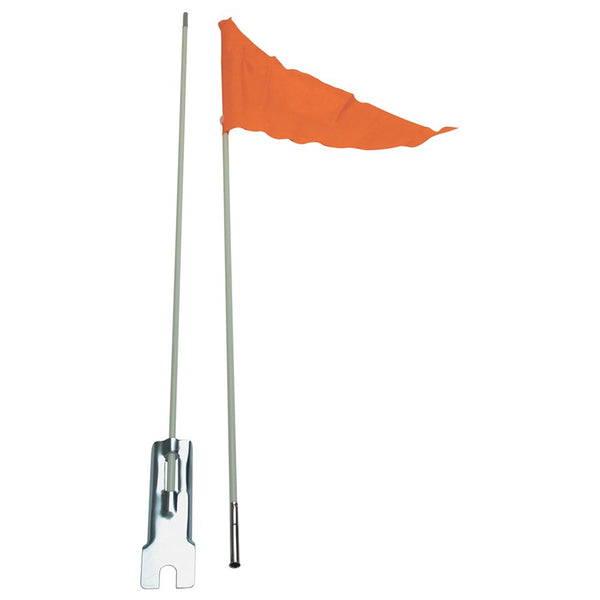 Bikecorp 3-Piece 60-Inch (150cm) Orange Hi-Vis Bike Safety Flag