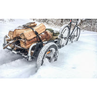 Burley 2-Wheel Flatbed Bike Cargo Trailer 45kg Capacity