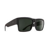 Spy Cyrus Matte Black/Happy Grey Green Men's Rectangular Sunglasses