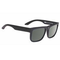Spy Discord Soft Matte Black Happy Grey Green Sunglasses