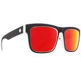 Spy Discord Whitewall Happy Grey Green with Red Spectra Sunglasses