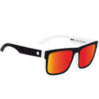 Spy Discord Whitewall Happy Grey Green with Red Spectra Sunglasses