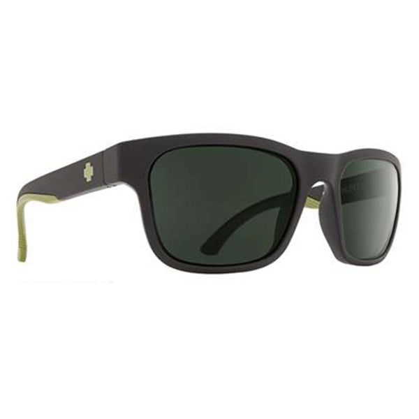 Spy Hunt Matte Black Olive Happy Grey Green Polarised Sunglasses