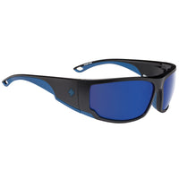 Spy Tackle Matte Black Navy Happy Bronze Polarised Dark Blue Spectra Sunglasses